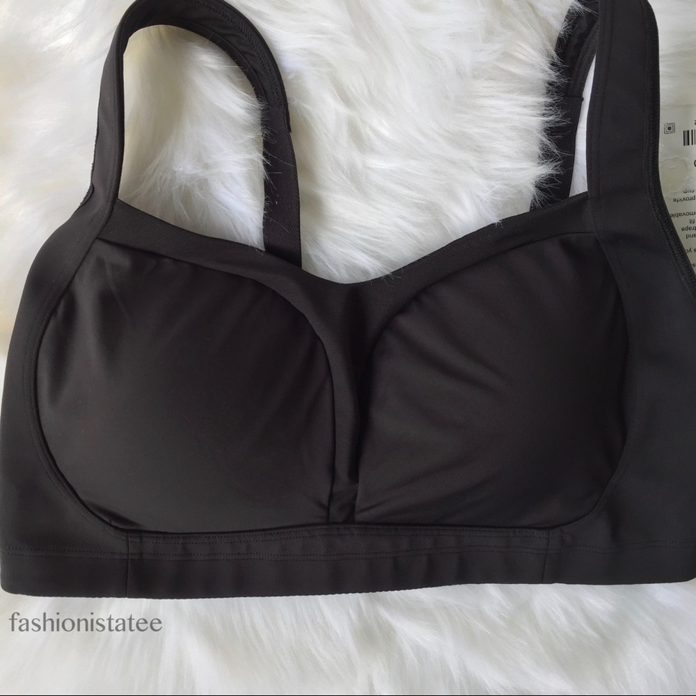 NWT BLACK LULULEMON 32 E TA TA TAMER III BRA - Picture 2 of 5